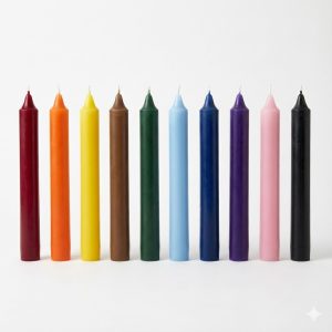 Vela Nº4 de Colores Lisos x 50