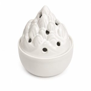 Quemador Blanco con Tapa