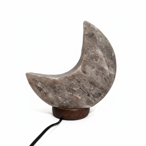 Lámpara de Sal del Himalaya Luna 2kg-3kg Color