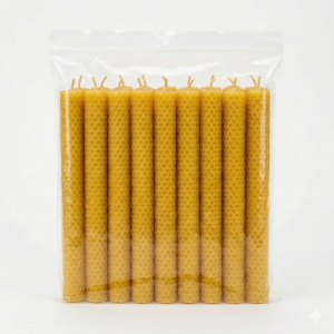Vela de Cera Panal 20 x 2cm Paquete x 25